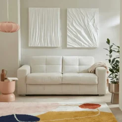 Slaapbanken|Slaapbanken-Calicosy - Slaapbank CAMERON - Beige - 84x207x102 cm
