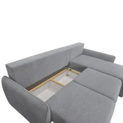 Slaapbanken|Slaapbanken-Calicosy - Slaapbank NAOMI - Grijs - 90x260x175 cm