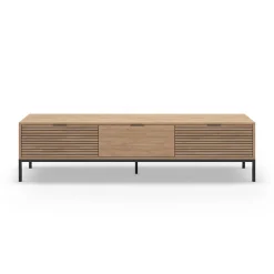 Tv Meubels-Calicosy - TV-Meubel ARIEL - Licht hout - 55x180x40 cm