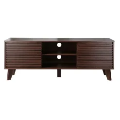 Calicosy - TV-Meubel FRIBOURG - Donker hout - 51,5x135x39 cm