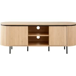 Calicosy - TV-Meubel MALAGA - Licht hout - 55x150x40 cm