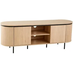 Calicosy - TV-Meubel MALAGA - Licht hout - 55x150x40 cm