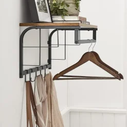 Merkloos CALICOSY - Wandkapstok - - 27x66x30 cm