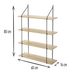 Calicosy - Wandrek - Hout - 80x60x16 cm