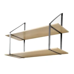 Wandplanken-Calicosy - Wandrek - Licht hout - 60x80x30 cm