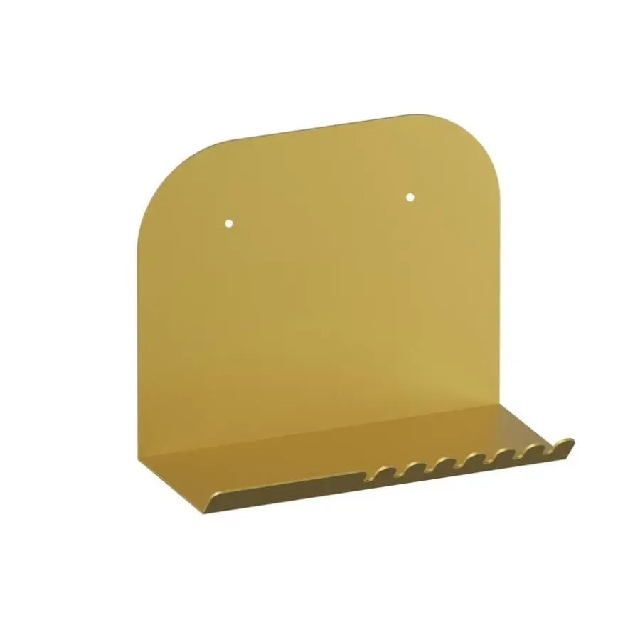 Wandplanken-Calicosy - Wandrek NOVA - Gouden - 23x28x12 cm