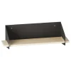Wandplanken-Calicosy - Wandrek WREN - Zwart/hout - 20x60x19 cm