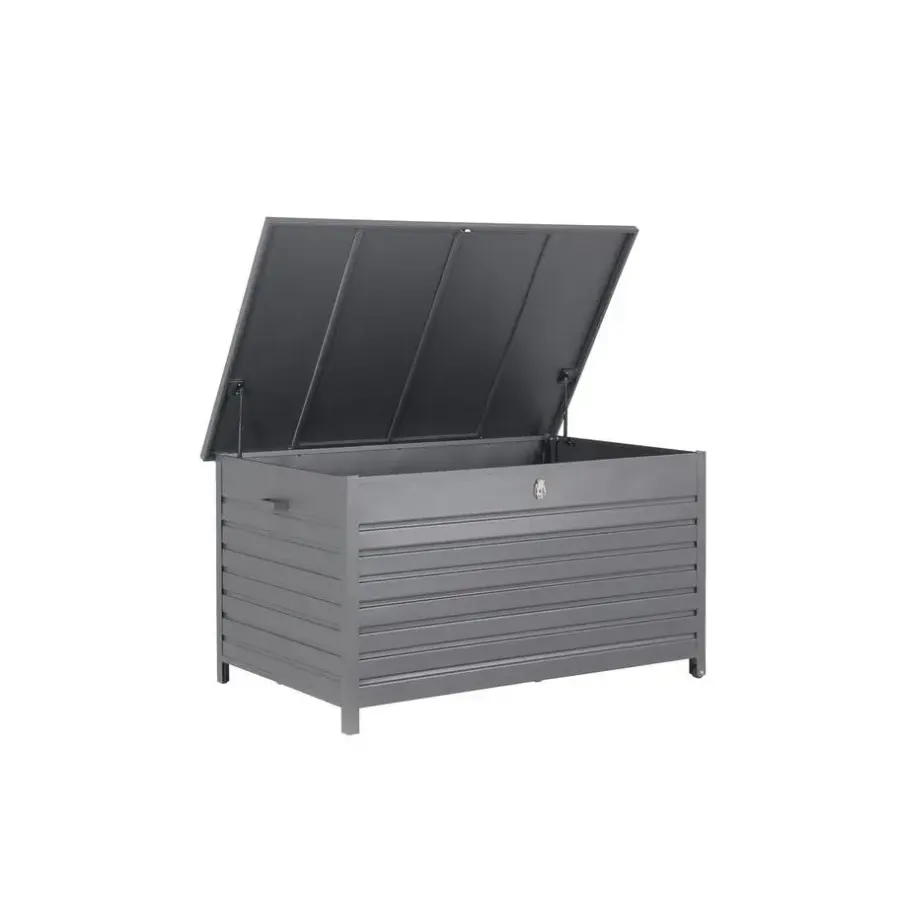 Garden Impressions Cambridge kussenbox - aluminium - 155x97xH82,5 cm - carbon black