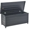 Leen Bakker CAMPALTO - Kussenbox - Donkergrijs - 113 x 50 cm - Aluminium