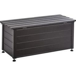 Kussenboxen-Leen Bakker CAMPALTO - Kussenbox - Donkerbruin - 113 x 50 cm - Aluminium