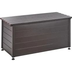 Kussenboxen-Leen Bakker CAMPALTO - Kussenbox - Donkerbruin - 123 x 60 cm - Aluminium