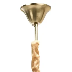 Kroonluchters-Leen Bakker CANAGUA - Kroonluchter - Messing/Transparant - Glas