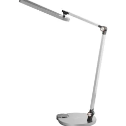 Bureaulampen|Bureaulampen-Leen Bakker CAROY - Bureaulamp LED - Grijs - Synthetisch materiaal