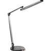 Leen Bakker CAROY - Bureaulamp LED - Zwart - Synthetisch materiaal