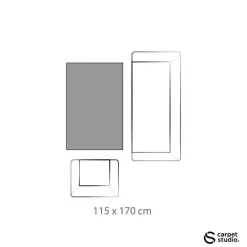 Carpet Studio Ohio Vloerkleed - Beige - 115x170cm