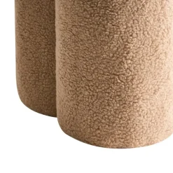 Poefen-Leen Bakker CARRINGTON - Poef - Beige - Bouclé
