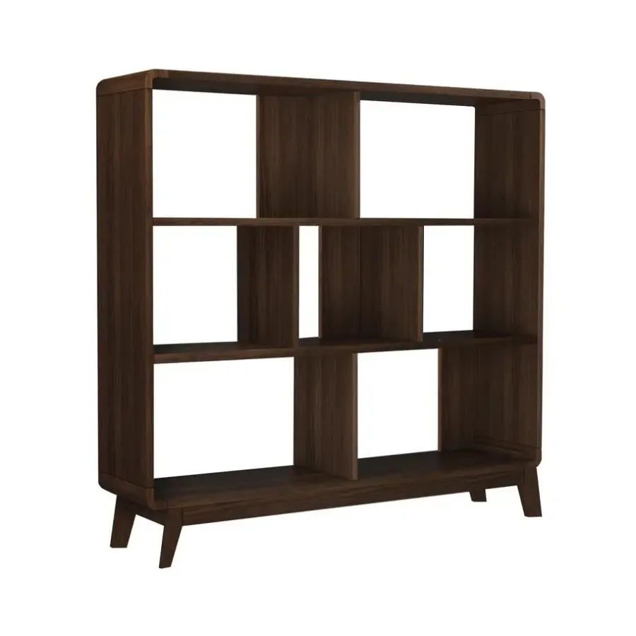 Loft24 Cassie - Boekenkast walnoot spaanplaat