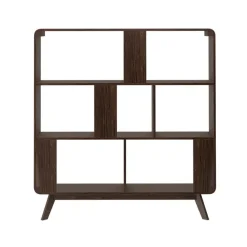 Loft24 Cassie - Boekenkast walnoot spaanplaat