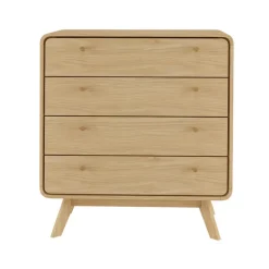 Loft24 Cassie - Commode met 4 laden in eikenlook
