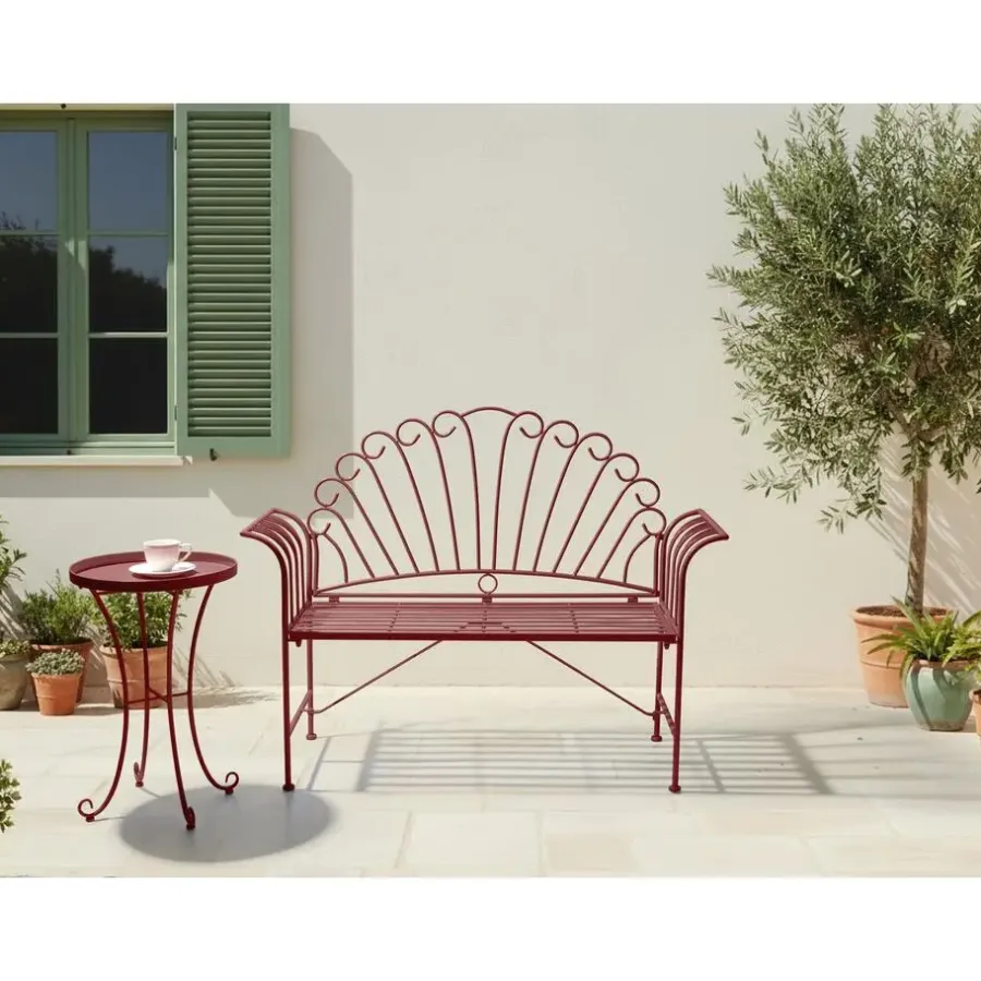 Leen Bakker CAVINIA - Bistroset voor 2 - Bordeaux - IJzer