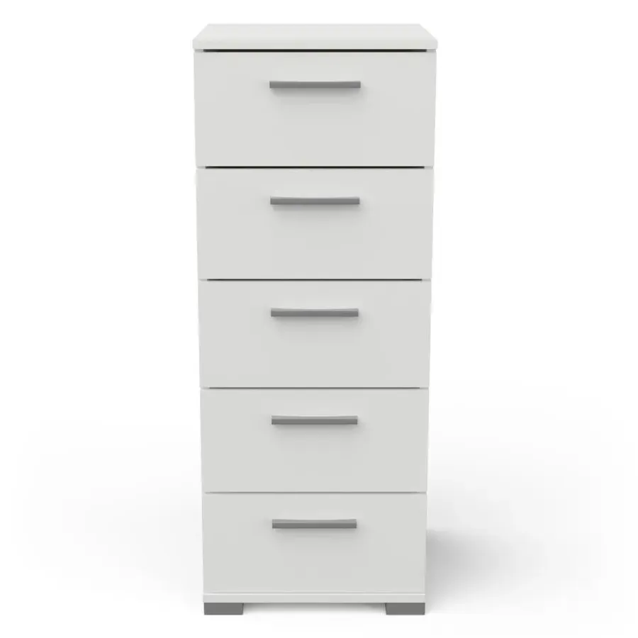 CBA Ladekast Izzy - 41,9 x 39,8 x 101,8 cm - Wit