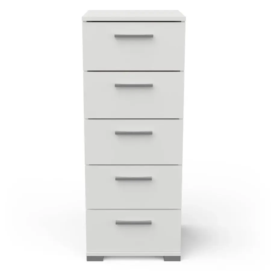 CBA Ladekast Izzy - 41,9 x 39,8 x 101,8 cm - Wit
