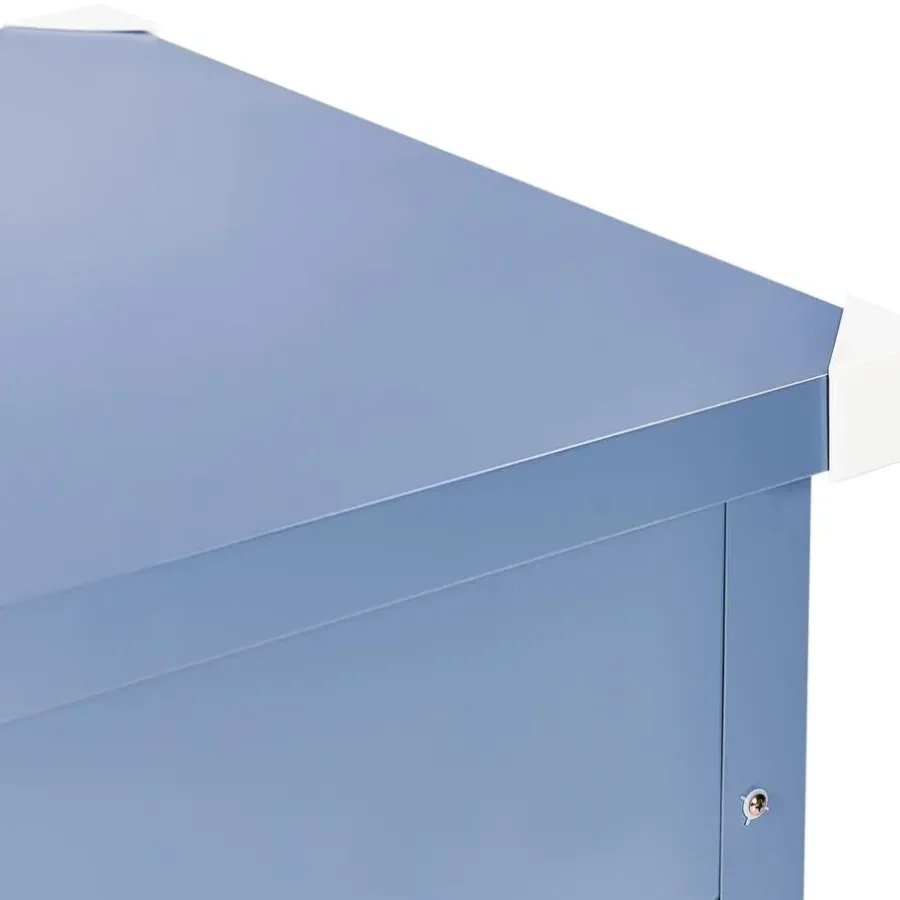 Leen Bakker CEBROSA - Kussenbox - Blauw - 300 l - Staal