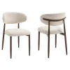 Furnihaus Celia Eetkamerstoelen Set van 2 - Beige Walnoot