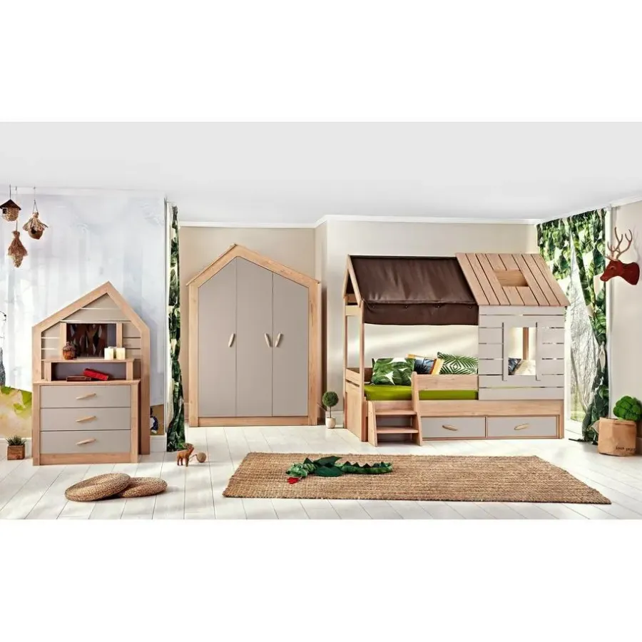 Leen Bakker Cento boekenkast kast huisje klein kinderkamer