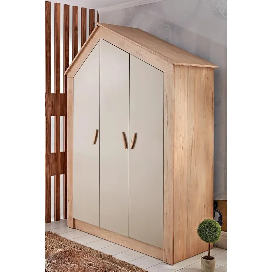 Merkloos Cento stapelbed bedhuisje kinderkamer 200x90 - 200x100 cm