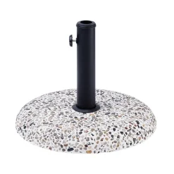Beliani CEVO - Parasolvoet - Wit - Beton