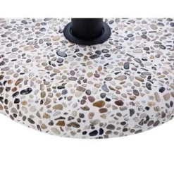 Beliani CEVO - Parasolvoet - Wit - Beton