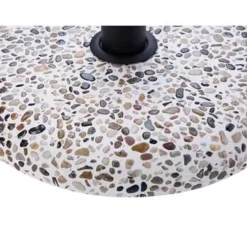 Beliani CEVO - Parasolvoet - Wit - Beton