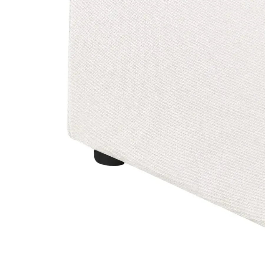 Twijfelaars-Leen Bakker CHALLANS - Bed met opbergruimte - Off-white - 140 x 200 cm - Stof