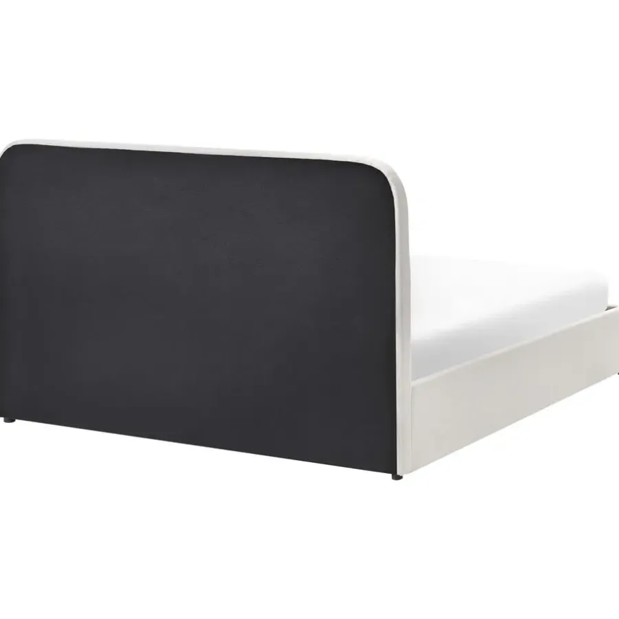 Twijfelaars-Leen Bakker CHALLANS - Bed met opbergruimte - Off-white - 140 x 200 cm - Stof
