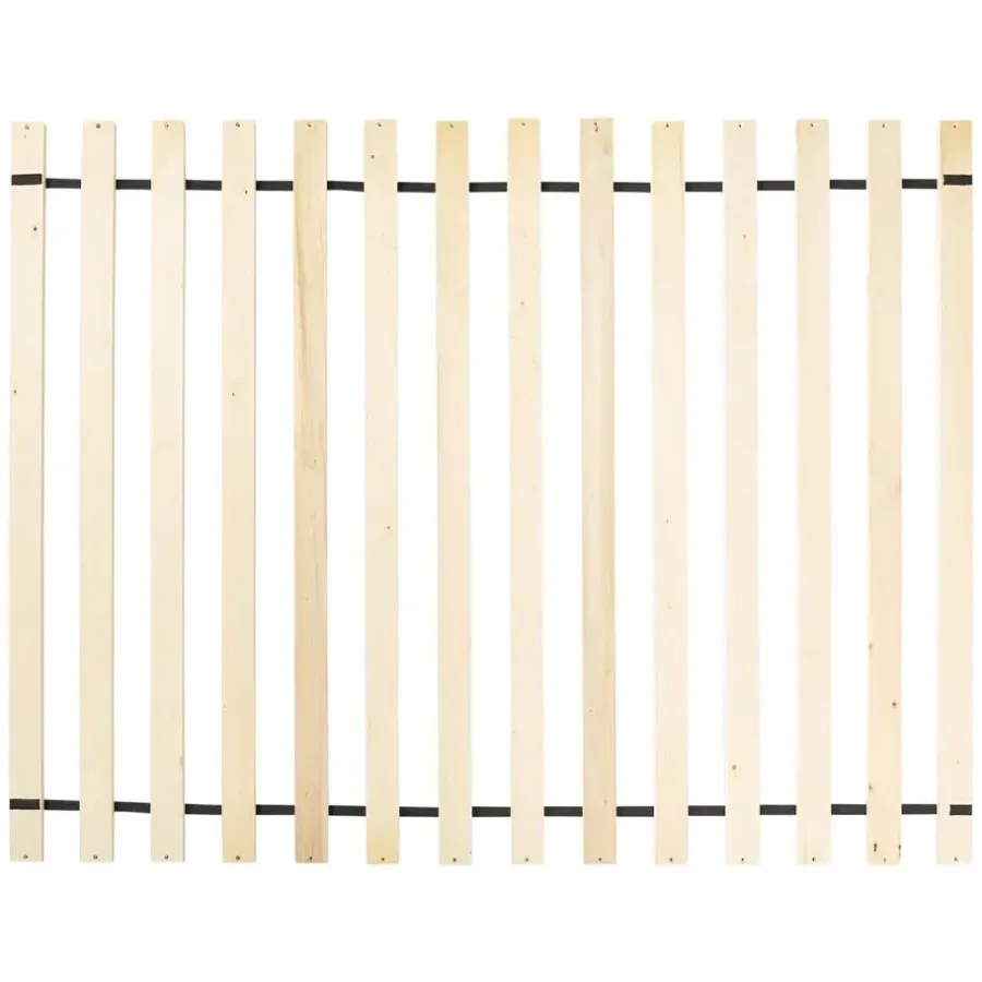 Twijfelaars-Beliani CHAMPAGNAT - Tweepersoonsbed - Wit - 140 x 200 cm - Rubberhout