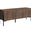 Loft24 Charlie - Laag dressoir met 3 deuren in walnoot-look