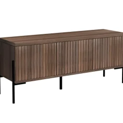 Loft24 Charlie - Laag dressoir met 3 deuren in walnoot-look