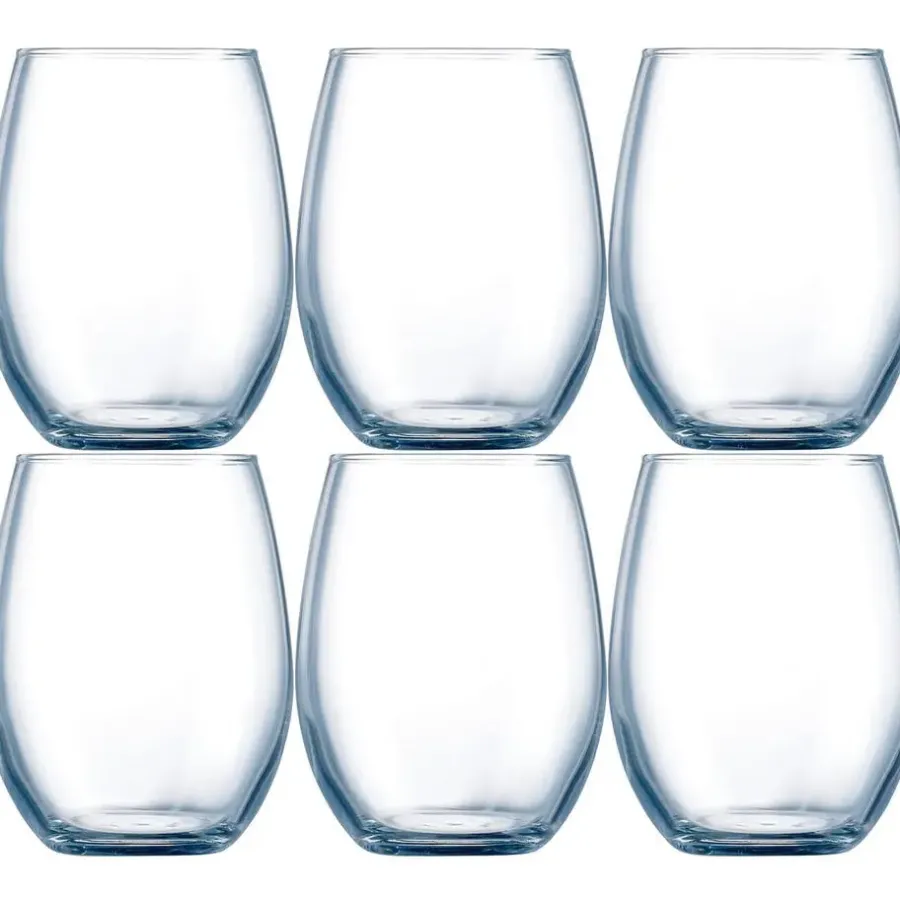 Waterglazen-Chef & Sommelier Drinkglazen - 6x stuks - glas - 440 ml