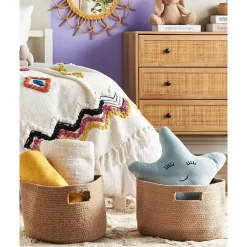 Opbergmanden-Beliani CHINIOT - Mand set van 2 - Beige - Katoen