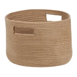 Opbergmanden-Beliani CHINIOT - Mand set van 2 - Beige - Katoen