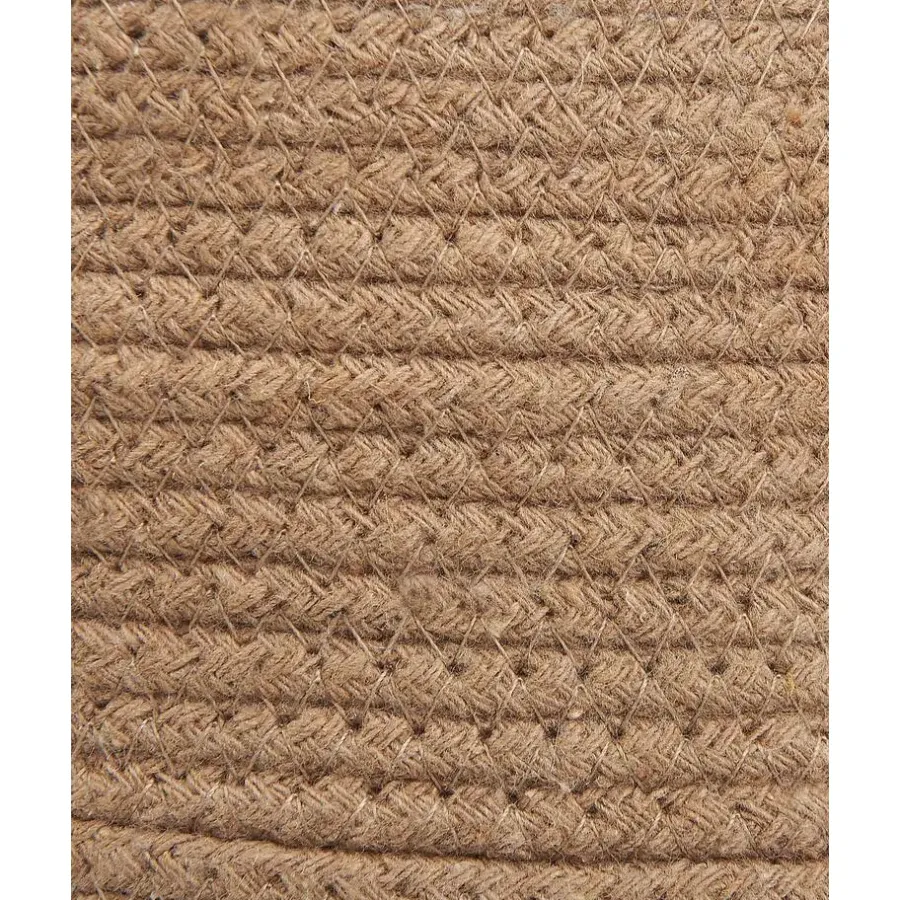 Opbergmanden-Beliani CHINIOT - Mand set van 2 - Beige - Katoen