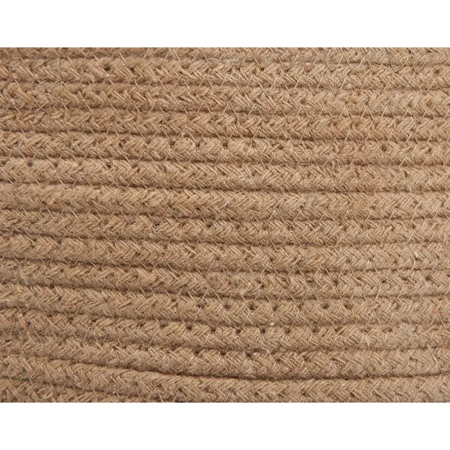 Opbergmanden-Beliani CHINIOT - Mand set van 2 - Beige - Katoen