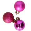 Christmas Decoration kerstballen - 20x st - 4 cm - fuchsia roze