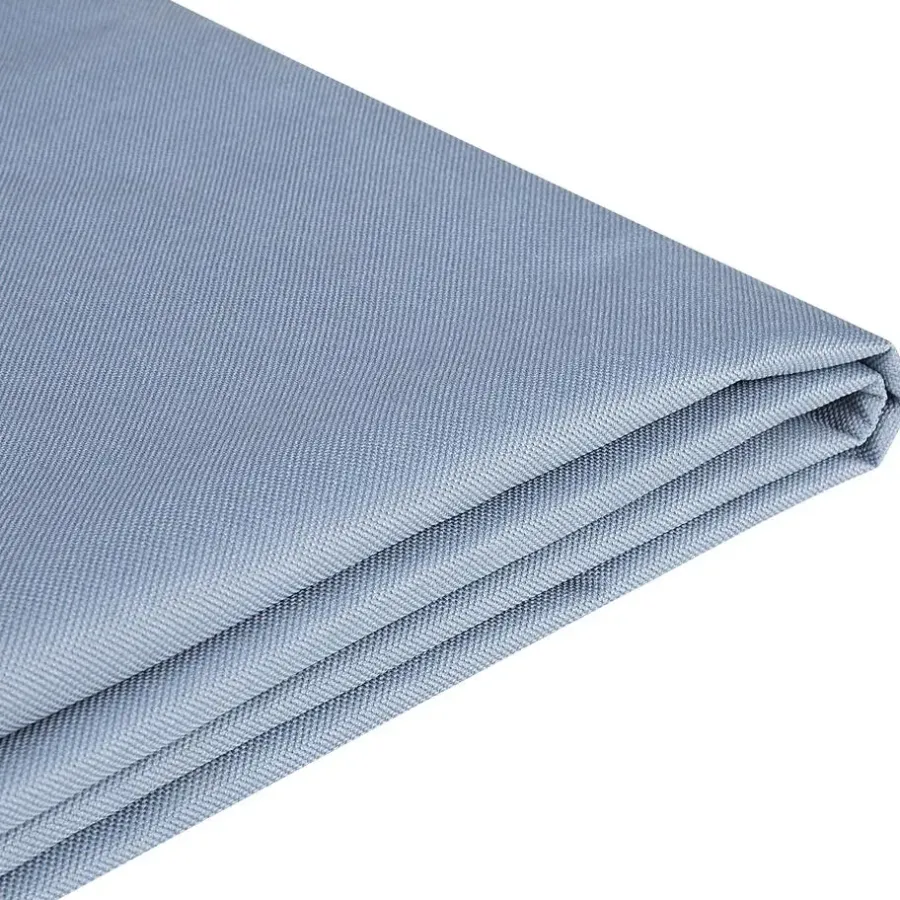 Tuinmeubelbeschermers-Beliani CHUVA - Beschermhoes wicker lounge XXL - Blauw - Polyester