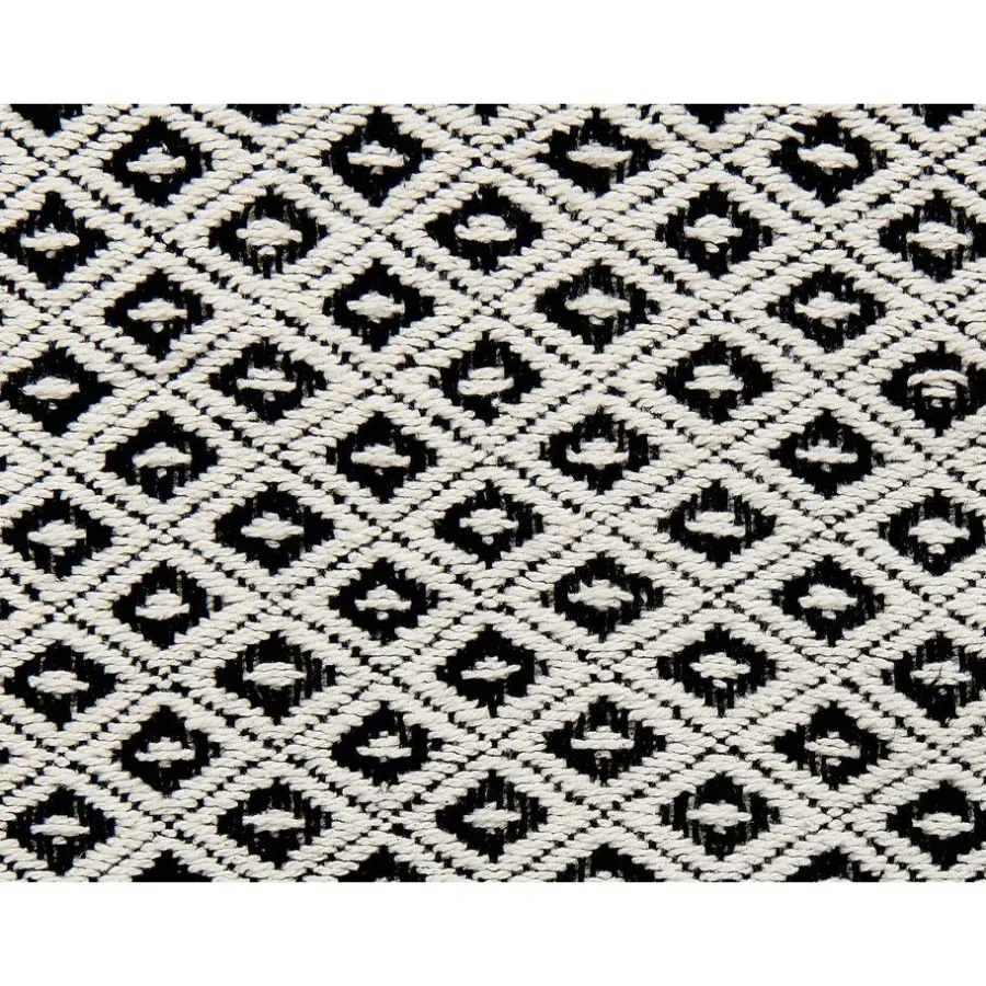 Plaids-Beliani CHYAMA - Plaid - Zwart - 125 x 150 cm - Katoen