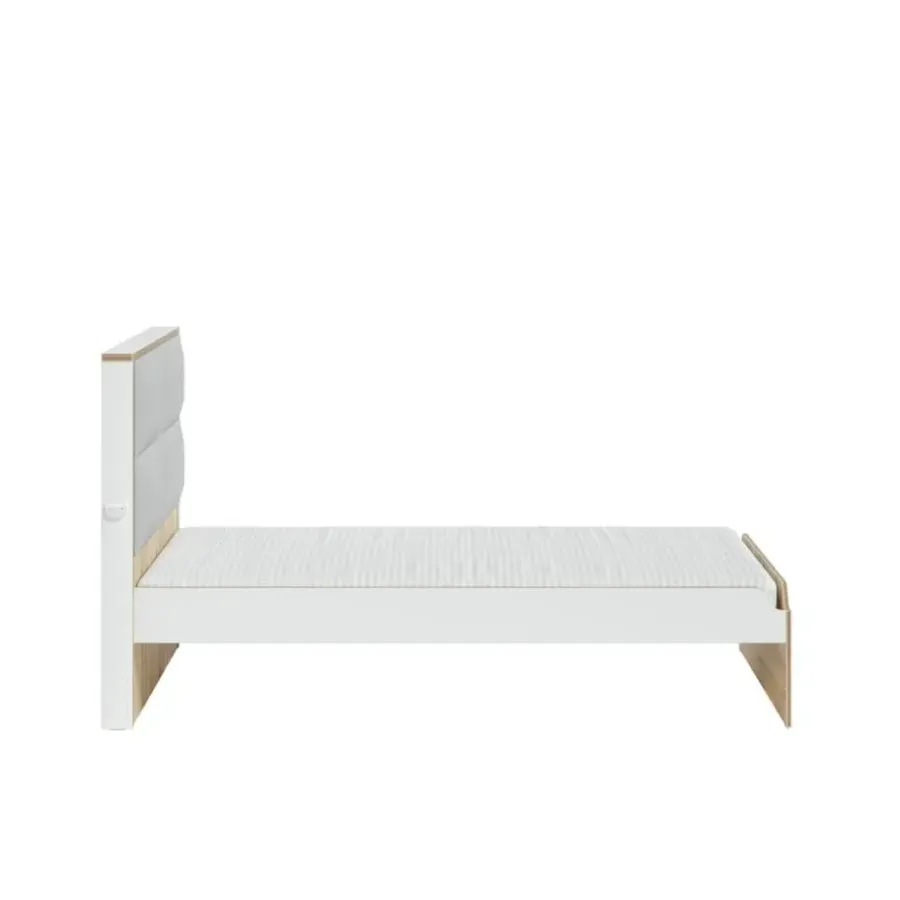Kinderbedden-Merkloos Cilek Modera tienerbed wit 200 x 100 cm