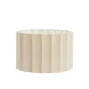 Light & Living Cilinder lampenkap Disli - Crème - Ø40cm
