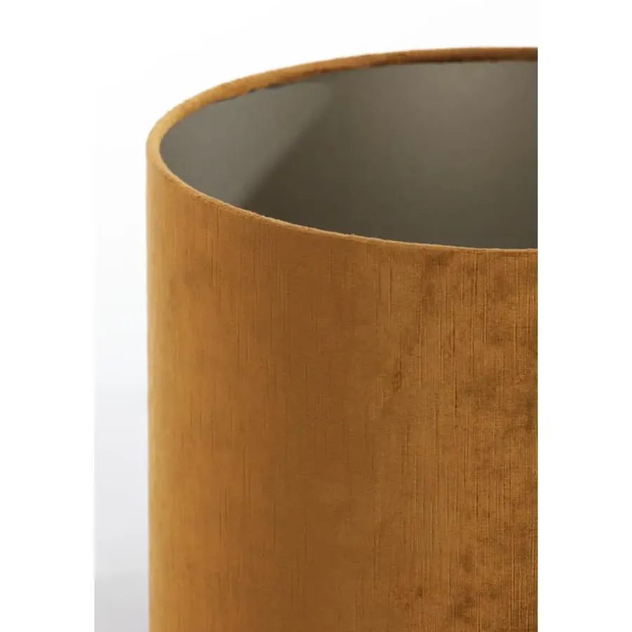Lampenkappen-Light & Living Cilinder Lampenkap Gemstone - Goud - Ø40x30cm