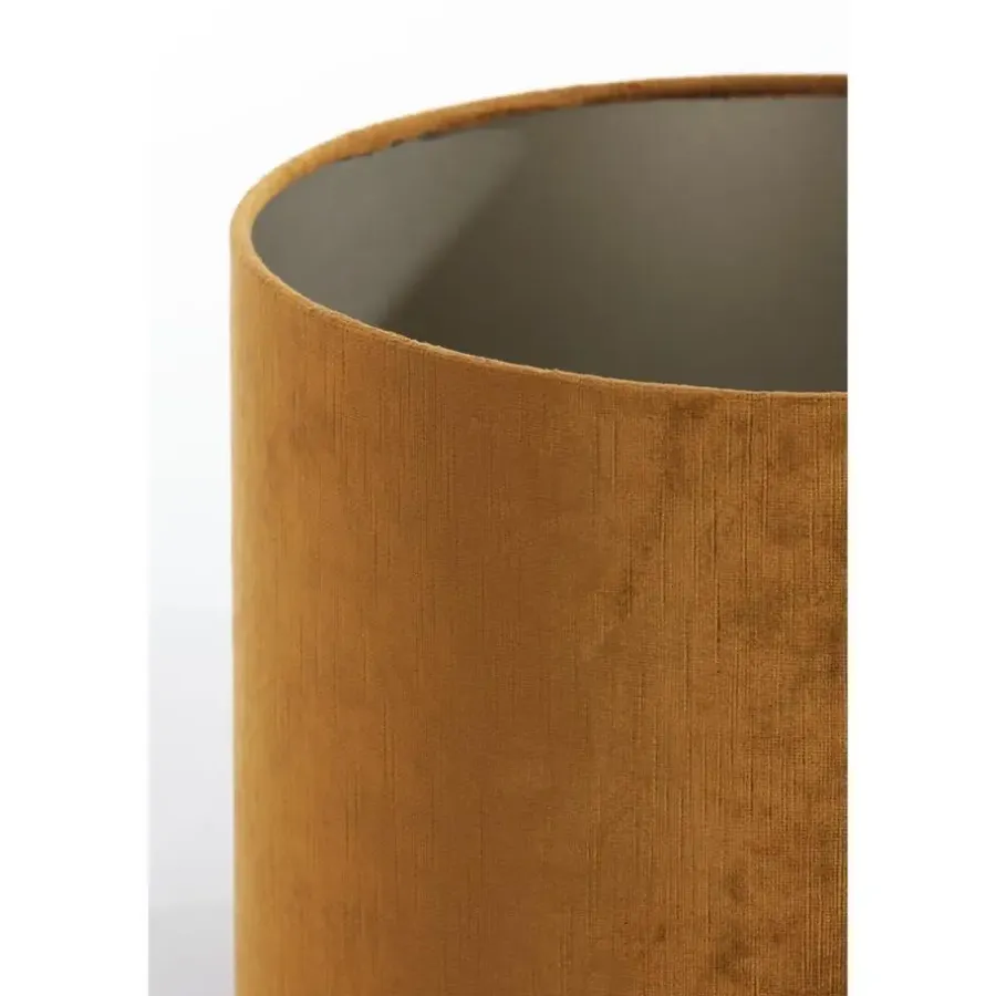 Lampenkappen-Light & Living Cilinder Lampenkap Gemstone - Goud - Ø30x21cm